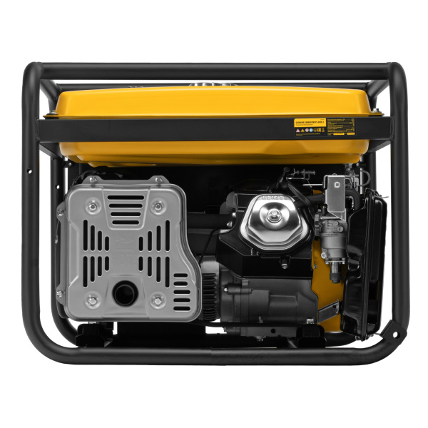 Генератор бензиновый PS 90 ED-3, 9.0 кВт, переключение режима 230 В/400 В, 25 л, электростартер Denzel