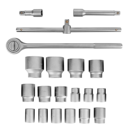 Набор торцевых головок 3/4", головки 19 х 50 мм, 20 предметов, в метал. боксе Matrix