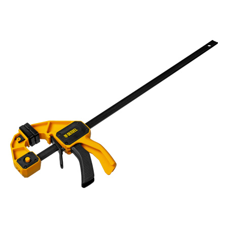 Струбцина F-образная, быстрозажимная, 450 х 80 мм, усиленный нейлоновый корпус Denzel цена