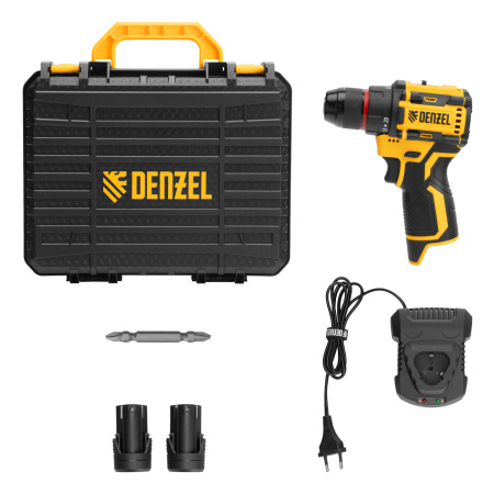 Дрель-шуруповерт аккумуляторная бесщет. CDH-BL-12, Li-Ion, 12 В// Denzel