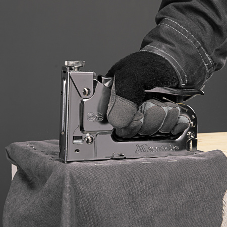 Степлер мебельный регулируемый, тип скобы 53, 4-14 мм Matrix цена