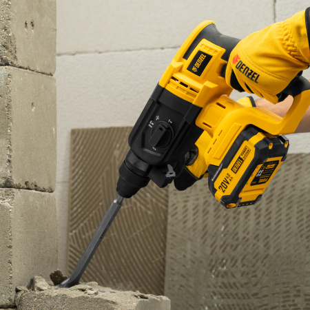 Перфоратор аккумуляторный бесщет. RHH-BL-20-28, 3 Дж, Li-Ion, 20 В// Denzel