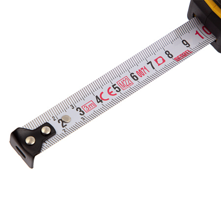 Рулетка 3м х 16мм, двухкомп. корпус, кнопка-пауза Denzel цена