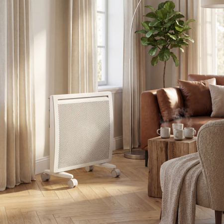 Конвектор гибридный электрический HybridX-1000, ИК нагреватель, цифровой термостат Denzel