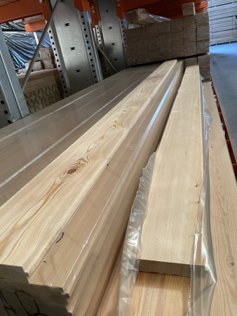 Доска пола шпунтованная 28х110х2000 сорт АБ Лиственница 0.22м2