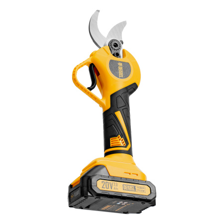 Секатор аккумуляторный, бесщет., CP-30BL, Li-Ion, 20 В, лезвия SK5 // Denzel цена