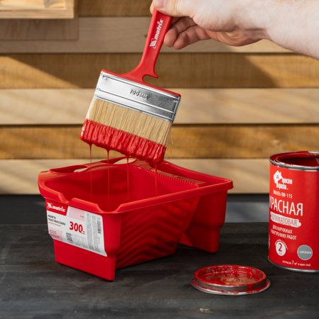 Кювета пластмассовая для кистей и мини-валиков, ручная, многофункциональная, 210 х 180 х 90 мм Matrix цена