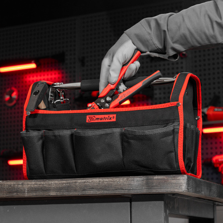 Переноска для инструмента каркасная 415 х 230 х 260 мм Matrix цена