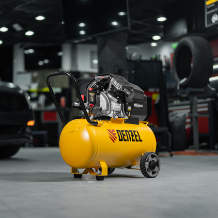 Компрессор воздушный DKV2200/50, Х-PRO 2.2 кВт, 400 л/мин, 50 л Denzel