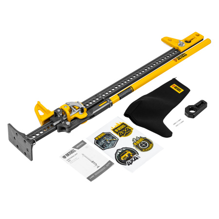 Домкрат реечный профессиональный, 3,5 т, 115-1040 мм, High Jack Denzel цена