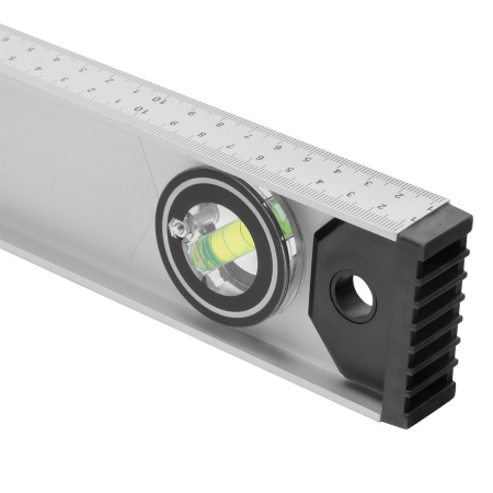 Уровень алюминиевый "Рельс", 1800 мм, 3 глазка (1 поворотный) Matrix цена