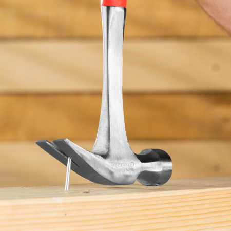 Молоток-гвоздодер, 570 г, цельнометаллический, двухкомпонентная рукоятка Matrix