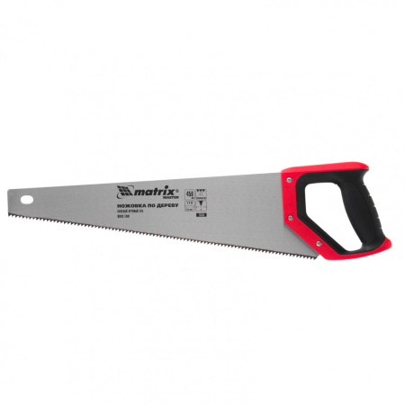 Ножовка по дереву, 500 мм, каленый зуб 3D, 11-12 TPI, трехкомпонентная рукоятка, Pro Matrix цена