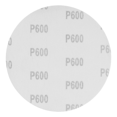 Круг абразивный на ворсовой подложке под "липучку", P 600, 150 мм, 5 шт Matrix