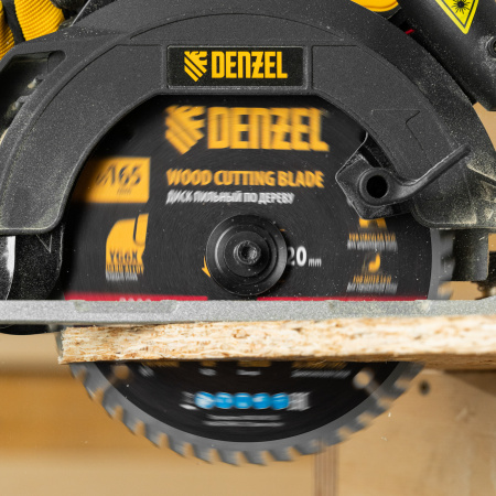 Пильный диск по дереву ф165 х 20 мм, 48 зубьев, тонкий Denzel