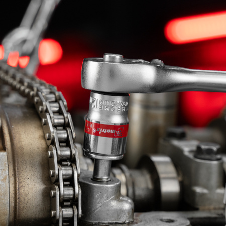 Набор торцевых головок, 1/4", 12 гранные, CrV, 4-13мм, 10 штук Matrix