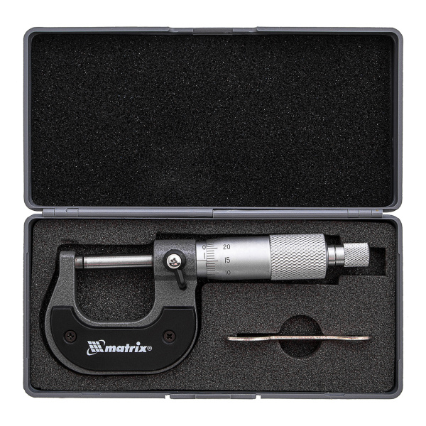 Микрометр механический,0-25 мм Matrix цена