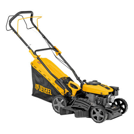 Газонокосилка бензиновая GLD-410SP-K, 150 см3, 41 см, привод, 40 л// Denzel цена
