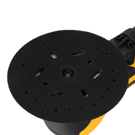 Машина шлифовальная орбитальная бесщет OS-150-BL, 350 Вт, 4000-10000 об/мин Denzel цена