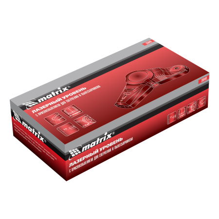 Лазерный уровень с приспособлением для сверления и пылесборником Matrix цена