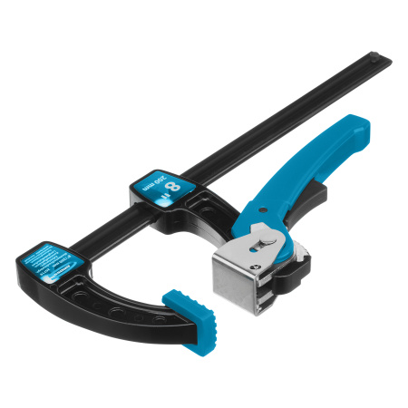 Струбцина реечная быстрозажимная 8, металлический корпус, рычажный храповой механизм, 200 мм Gross цена