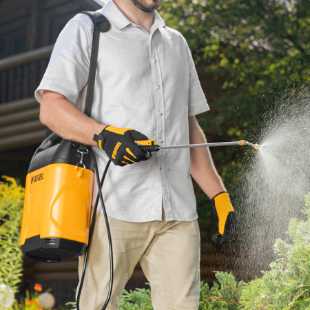 Опрыскиватель аккумуляторный D-5LI, 5 л, Li-Ion акк., 12 В, 2 Ач Denzel цена