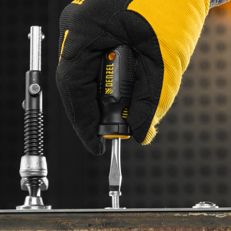 Набор отверток на полке, 8 шт., PH+SL, S2, 3к рукоятка Denzel