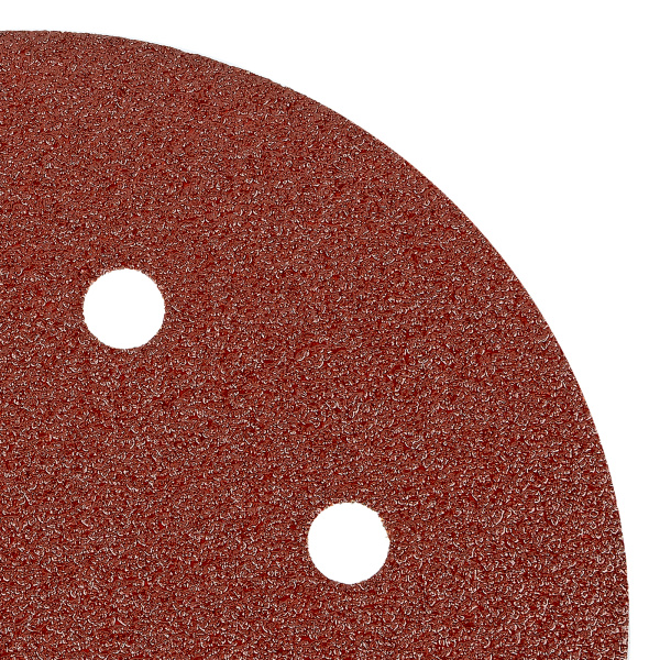 Круг абразивный на ворсовой подложке под "липучку", перфорированный, P 60, 150 мм, 5 шт Matrix