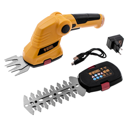 Ножницы-кусторез аккумуляторные G411 с акк. 3.6В Li-Ion 1.5 Ач Denzel цена