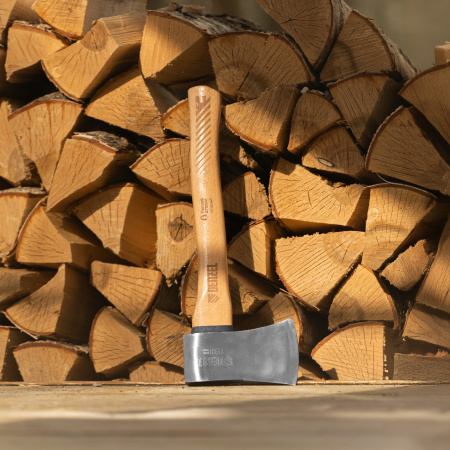 Топор кованый, 1130 г, американский тип, буковая рукоятка, 430мм, EFP Denzel цена