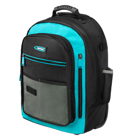 Рюкзак для инструмента, 440х350х250мм, выдвижная рукоятка, колеса Gross цена