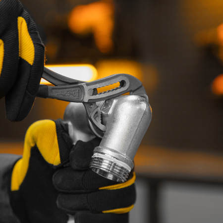 Клещи переставные, обливные рукоятки, 180 мм Denzel