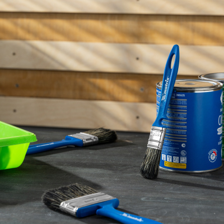 Кисть флейцевая "Водные краски" Color Line  25 x 10 мм Matrix цена