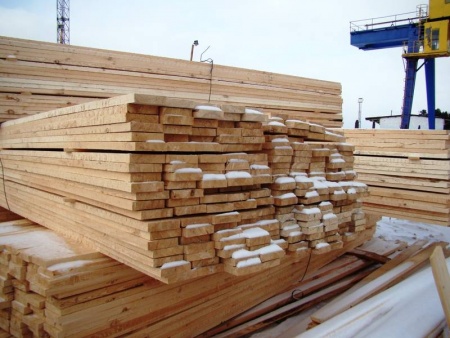 Доска обрезная лиственница 50х200х6000