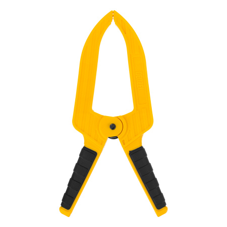 Струбцина клещеобразная, удлиненная 50 х 80 мм двухкомпонентные рукоятки Denzel цена