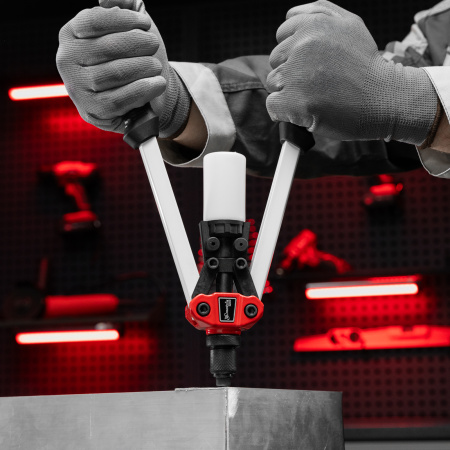 Заклепочник двуручный, 330 мм, заклепки 3.2-4.0-4.8 мм, Pro Matrix цена