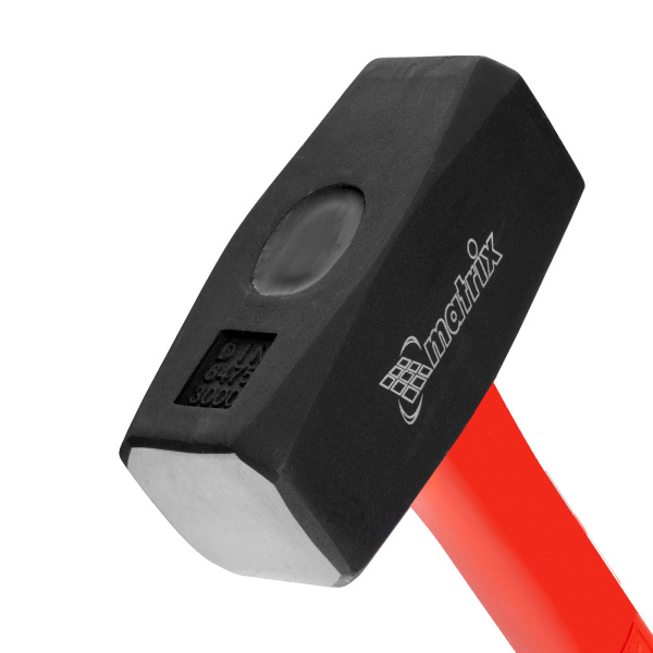 Кувалда 3 кг, фибергласовая обрезиненная рукоятка 600 мм Matrix