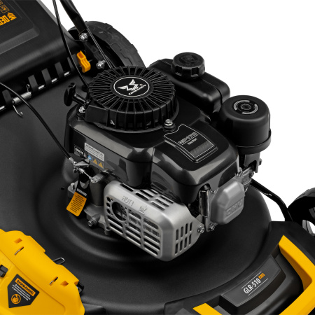 Газонокосилка бензиновая GLR-510SP-ZS, 171 см3, ширина 51 см, привод, травосборник 65 л Denzel цена