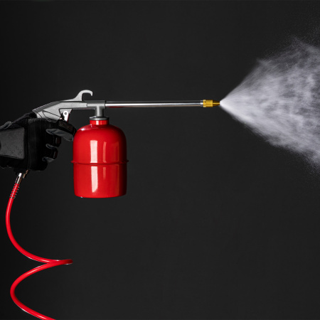 Набор пневмоинструмента, 5 предметов, быстросъемное соединение, краскораспылитель с нижним бачком Matrix цена