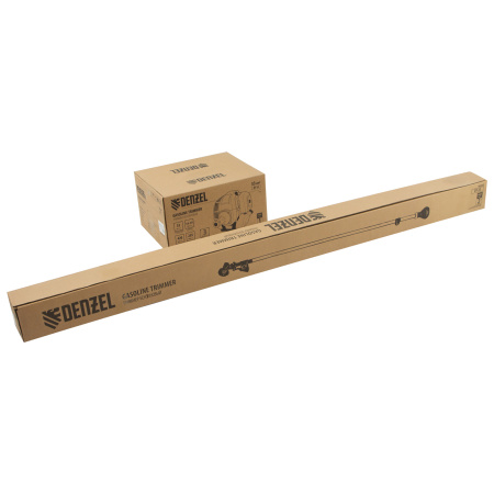 Триммер бензиновый DT 33, 33 см3, 1.8 л. с, неразъемная штанга, состоит из 2 частей Denzel цена