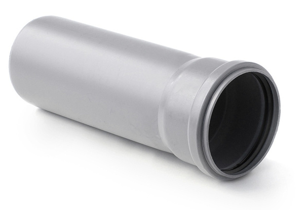 Труба с раструбом 75 х 2000 мм для внутренней канализации ВР-полимер