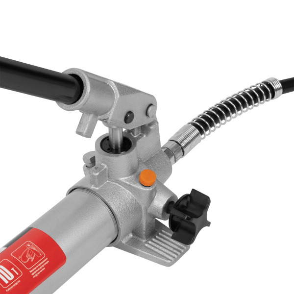 Растяжка гидравлическая, 10 т, набор из 17 предметов, 7 сменных насадок, в пластиковом кейсе Matrix цена