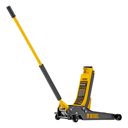 Домкрат гидравлический подкатной, 3 т, 85-610 мм, быстрый подъем, низ. подхват, проф, SUV Denzel цена