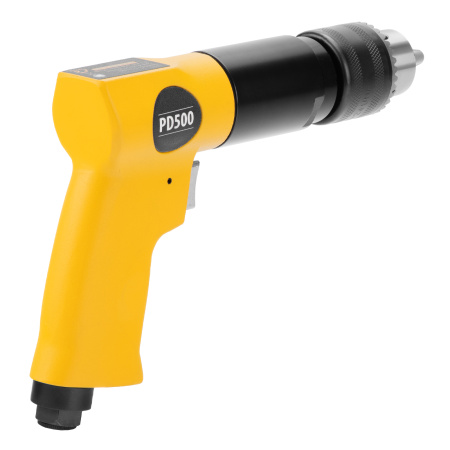 Пневматическая дрель PD500, 500 об/мин, 114 л/мин, 13 мм Denzel цена