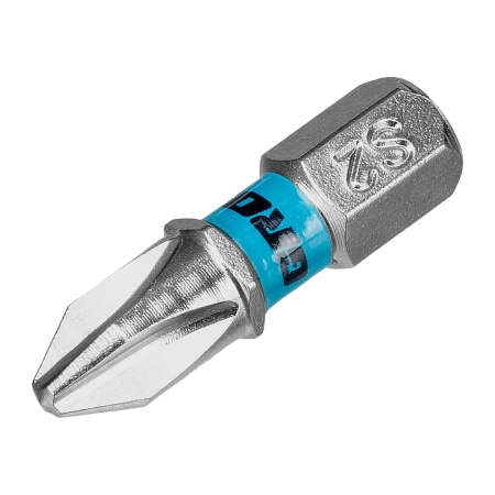 Бита PH2х25мм, сталь S2, шестигр., 2 шт. Gross