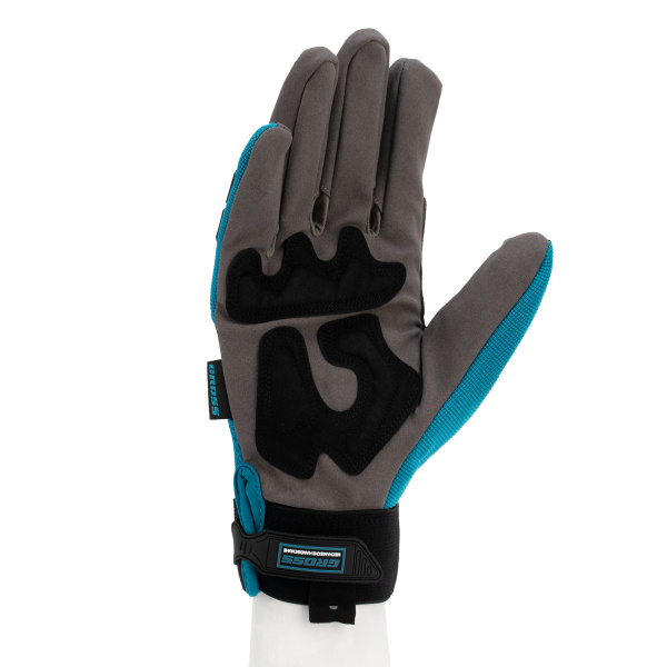 Перчатки универсальные комбинированные, с защитными накладками, STYLISH, размер L (9) Gross цена