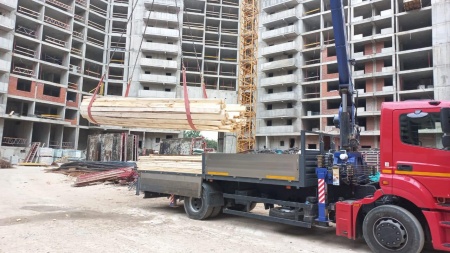 Доска обрезная 1-2 сорт 50х150х6000 мм Осина ТУ