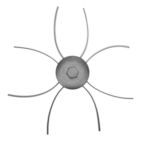 Головка триммерная универсальная, алюминиевый корпус, леска до 4 мм Denzel цена