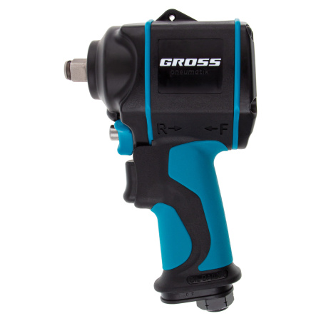 Гайковерт пневматический ударный G985, 1/2, Twin Hammer, 610 Нм, 9000 об/мин, композитный Gross цена