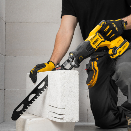 Пила сабельная аккумуляторная бесщет. RS-250, Li-Ion, 20 В Denzel